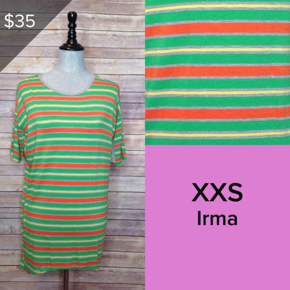 LuLaRoe XXS Irma BNWT